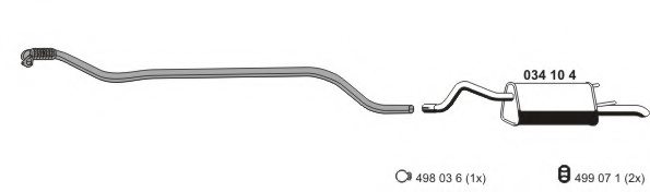 ERNST 050986 Exhaust System